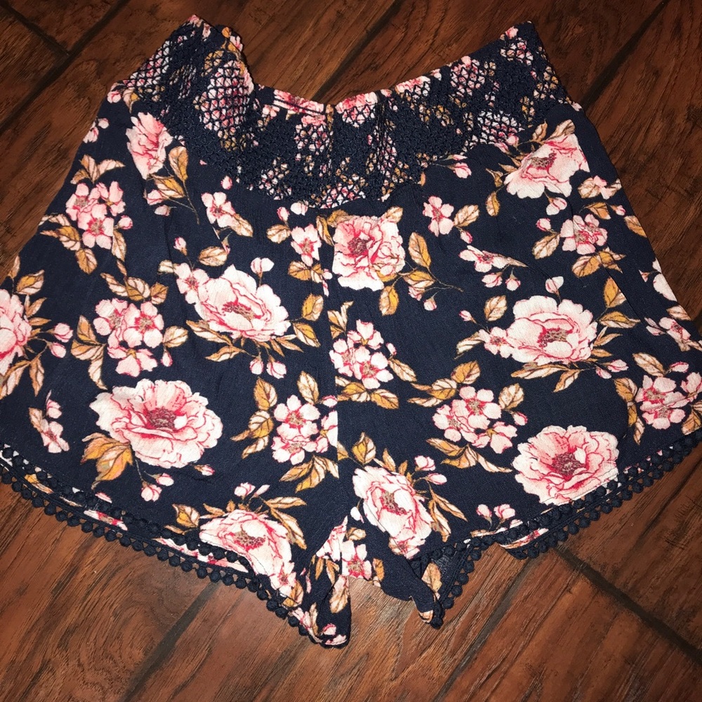 Lauren Conrad Floral Print Shorts